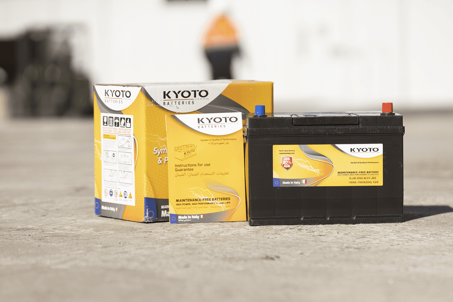 Аккумулятор 90Ah, R, KJB-80-D31-JIS