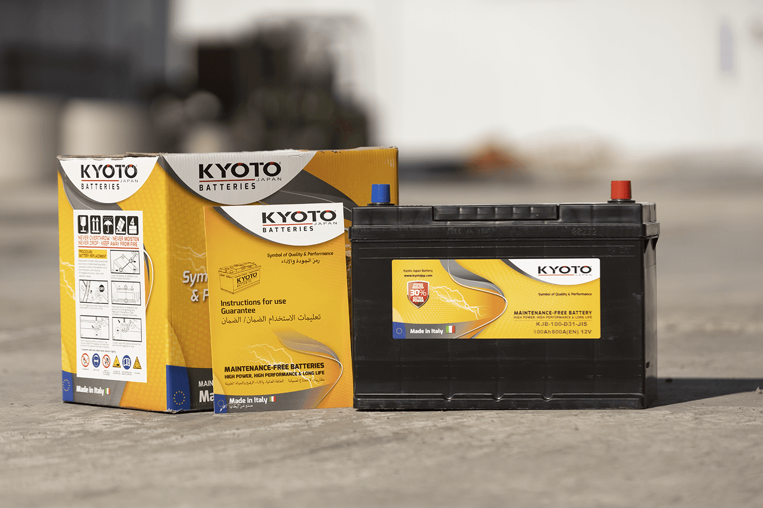 Аккумулятор 100Ah, R, KJB-80-D31-JIS